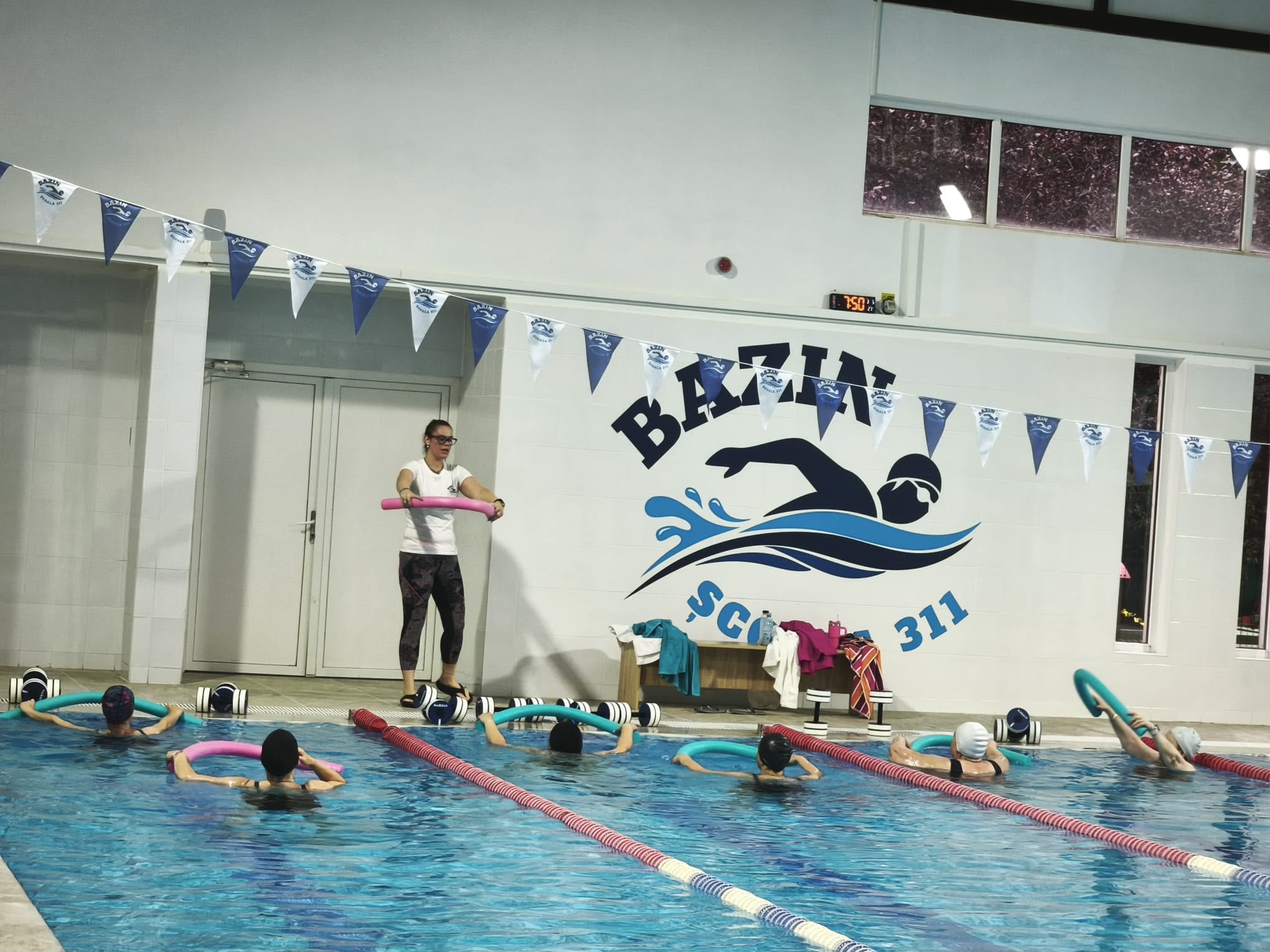 Ședință de Aqua Gym la Bazinul 311